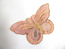 UpperDutch:Sewing Supplies,Applique 1930s vintage embroidered butterfly applique. Vintage patch, sewing supply. Applique, Crazy quilt.