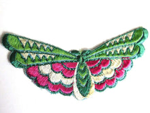 UpperDutch:Sewing Supplies,Butterfly applique 1930s vintage embroidered applique. Vintage patch, sewing supply Antique Applique, Crazy quilt.