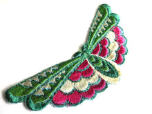 UpperDutch:Sewing Supplies,Butterfly applique 1930s vintage embroidered applique. Vintage patch, sewing supply Antique Applique, Crazy quilt.