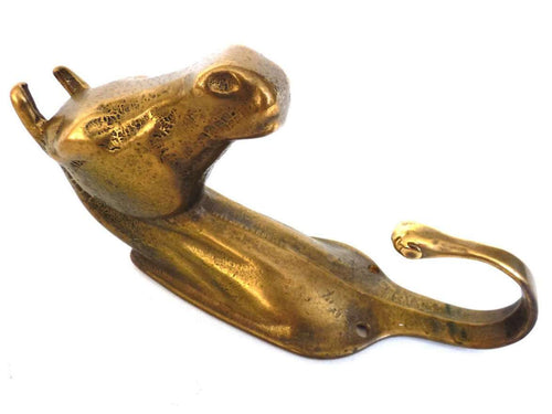 UpperDutch:Hooks and Hardware,1 (ONE) Coat Hook, Horse, Solid Brass Horse Head Wall hook, Coat hooks, Hanger, horse head.