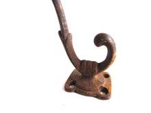 UpperDutch:Hooks and Hardware,1 (ONE) Rusty Wall hook, Coat hook, metal vintage Coat Hook.