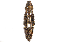 UpperDutch:Hooks and Hardware,1 (ONE) Antique Solid Brass Keyhole cover, escutcheon, keyhole frame, Antique Keyhole cover with Lion Head, victorian style.