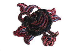 UpperDutch:Sewing Supplies,Applique, Flower applique, 1930s vintage embroidered applique. Vintage floral patch, sewing supply.