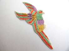 UpperDutch:Sewing Supplies,Antique Bird Applique 1930s Vintage Embroidered Bird  applique, application, patch.
