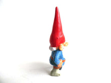 UpperDutch:Gnomes,1 (ONE) Gnome figurine, Gnome after a design by Rien Poortvliet, Brb Gnome, David the Gnome, miniature gnome with ax. Lumberjack