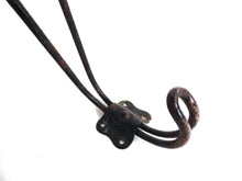 UpperDutch:Hooks and Hardware,Wire Coat Hook, Rusty Chipped Wall hook, Shabby Wall hook, Chipped paint Coat hook.