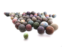 UpperDutch:Marbles,Marbles, Set of 75 Antique Clay Marbles, Antique marbles.