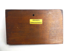UpperDutch:Cookie Mold,Wooden cookie mold with Tobacco Scenes. Wooden Cookie Mold. Tabacos Primeros, La Paz. Springerle.