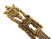 UpperDutch:Hooks and Hardware,1 (ONE) Antique Keyhole cover, escutcheon, Ornate brass keyhole frame, Victorian style.
