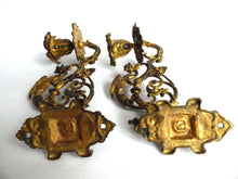UpperDutch:Candelabras,Piano Sconses  Pair Antique Solid Brass Victorian Piano Candelabra  piano candle holder, candle wall sconce.