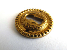 UpperDutch:Hooks and Hardware,1 (ONE) Brass Keyhole cover, Solid brass Key Hole Frame.