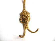 UpperDutch:Hooks and Hardware,Lion hook Solid Brass Lion Head Wall hook / Coat hooks. Decorative animal storage solution, coat hangers. Ornate wall fixtures.