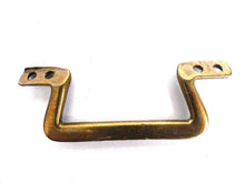 UpperDutch:Hooks and Hardware,1 (ONE) Drawer pull, Antique Brass Art Deco Cabinet Pull, Copper Door Handle, Hardware, Drawer Handle.