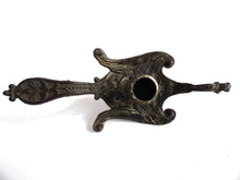 UpperDutch:Candelabras,Candle holder Dragon. Vintage Brass plated Dragon Candle Holder. Griffin candle holder.