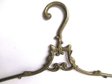 UpperDutch:Bride Hanger,1 (ONE) Brass Clothes Hanger, Clothes Hangers, Antique French Coat hanger, Wedding dress.