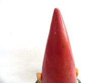 UpperDutch:Gnomes,Gnome figurine, Sitting Gnome after a design by Rien Poortvliet, David the Gnome, Garden Gnome.