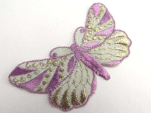 UpperDutch:Sewing Supplies,Butterfly applique, 1930s vintage embroidered applique. Vintage patch, sewing supply. Applique, Crazy quilt.