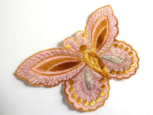 UpperDutch:Sewing Supplies,Applique 1930s vintage embroidered butterfly applique. Vintage patch, sewing supply. Applique, Crazy quilt.