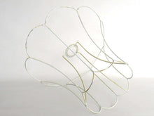 UpperDutch:Lampshade frame,Lampshade frame, wire frame, Authentic vintage lampshade wire frame, lampshade frame.