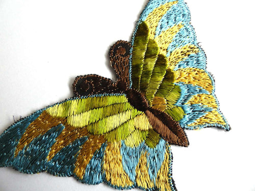 UpperDutch:Sewing Supplies,Authentic Antique Collectible Butterfly applique 1930s  embroidered applique. Vintage patch, Applique, Crazy quilt.