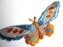 UpperDutch:Sewing Supplies,Butterfly applique 1930s vintage embroidered applique. Vintage patch, sewing supply Antique Applique, Crazy quilt.