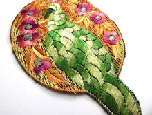 UpperDutch:Sewing Supplies,Bird Applique  1930s Vintage Embroidered Bird  applique, patch. Vintage patch, sewing supply.
