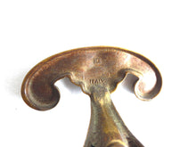 UpperDutch:Hooks and Hardware,Solid Brass Ornate Wall hook, Coat hook, Victorian Style hook made in Italy, Coat rack supply, storage supply.
