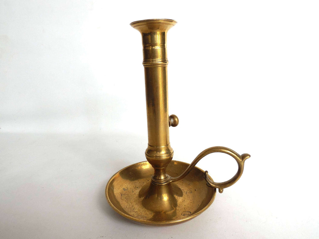 Candle Holder - Brass Candle Holder - Antique French Candlestick