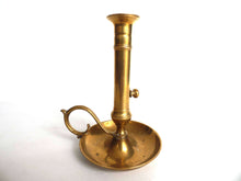 UpperDutch:Candelabras,Candle Holder - Brass Candle Holder - Antique French Candlestick - Adjustable push up Candlestick -  Chamber stick - Lever.