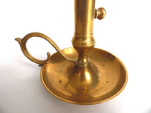 UpperDutch:Candelabras,Candle Holder - Brass Candle Holder - Antique French Candlestick - Adjustable push up Candlestick -  Chamber stick - Lever.