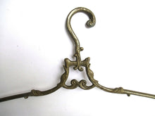 UpperDutch:Bride Hanger,1 (one) Brass Clothes Hanger, Clothes Hangers, Antique French Coat hanger, Wedding dress.