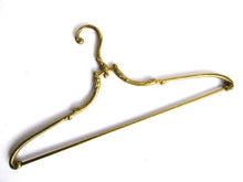 UpperDutch:Bride Hanger,1 (one) Brass Clothes Hanger, Clothes Hangers, Antique French Coat hanger, Wedding dress.