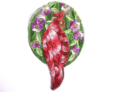 UpperDutch:Sewing Supplies,Bird Applique 1930s Vintage Embroidered Bird  applique / application / patch. Sewing supply.