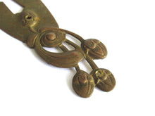 UpperDutch:Hooks and Hardware,Jugendstil Keyhole Cover, Authentic antique Stamped Art Nouveau Keyhole cover, Escutcheon, keyhole plate. Restoration hardware
