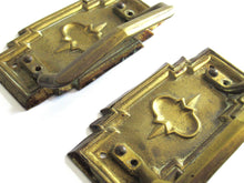 UpperDutch:Hooks and Hardware,1 (ONE) Art Deco Antique Shabby Cabinet Drawer Drop Pull  / Vintage Door Knob / Distressed Door Handle / Escutcheon