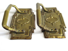 UpperDutch:Hooks and Hardware,1 (ONE) Art Deco Antique Shabby Cabinet Drawer Drop Pull  / Vintage Door Knob / Distressed Door Handle / Escutcheon
