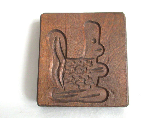 UpperDutch:,Small Wooden cookie mold Dutch Folk Art Cookie Mold. speculaas plank, springerle.