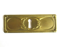 UpperDutch:Hooks and Hardware,1 (ONE) Escutcheon keyhole cover, keyhole plate, keys hardware, antique keyhole, antique furniture escutcheon, antique hardware.