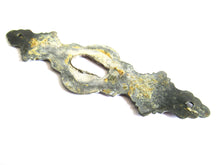 UpperDutch:Hooks and Hardware,Antique Escutcheon Metal Keyhole cover Distressed / shabby key hole frame / plate
