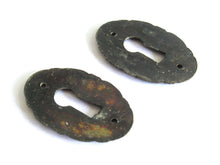 UpperDutch:Hooks and Hardware,1 (ONE) Oval keyhole plate, Keyhole cover, escutcheon, key hole frame, Furniture Hardware.