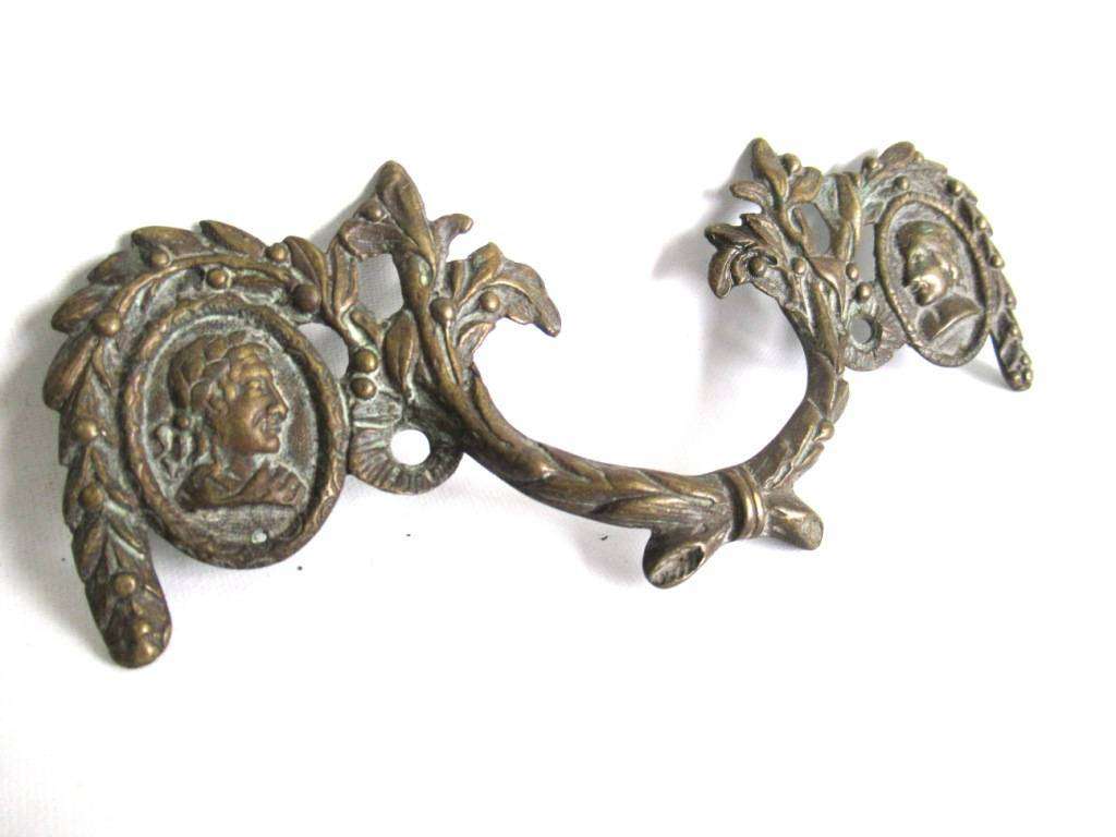 antique dresser pulls Drawer pull. Antique Brass Drawer Handle. Furniture Applique with Pull – UpperDutch