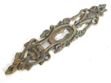 UpperDutch:,Lion head keyhole cover, escutcheon, key hole frame, Antique solid brass Keyhole cover, victorian, empire style.