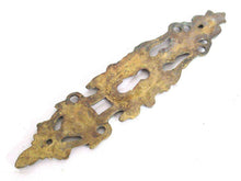 UpperDutch:,Lion head keyhole cover, escutcheon, key hole frame, Antique solid brass Keyhole cover, victorian, empire style.