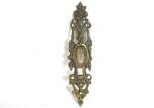 UpperDutch:,Lion head keyhole cover, escutcheon, key hole frame, Antique solid brass Keyhole cover, victorian, empire style.