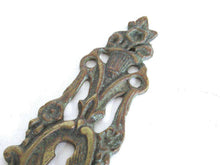 UpperDutch:,Lion head keyhole cover, escutcheon, key hole frame, Antique solid brass Keyhole cover, victorian, empire style.
