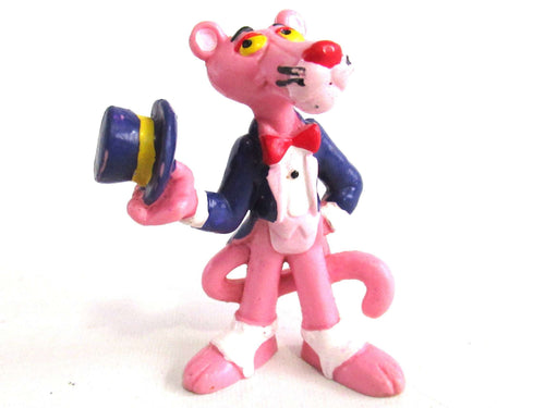 UpperDutch:,Pink Panther in Tuxedo Pvc Figurine Bully 1983 United Artists West Germany.