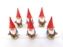 UpperDutch:,ONE David the Gnome figurine after a design by Rien Poortvliet, Brb gnome, Sitting Gnome, mini garden gnome.
