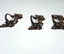 UpperDutch:Hooks and Hardware,1 Solid Brass Handles / Antique Ornate Flower Drawer Pull