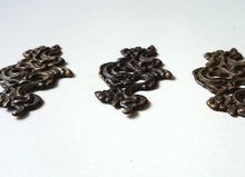 UpperDutch:Hooks and Hardware,1 Antique Solid Brass Keyhole frame, Antique Ornate Flower Key Hole Frame.