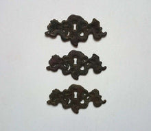 UpperDutch:Hooks and Hardware,1 Antique Solid Brass Keyhole frame, Antique Ornate Flower Key Hole Frame.